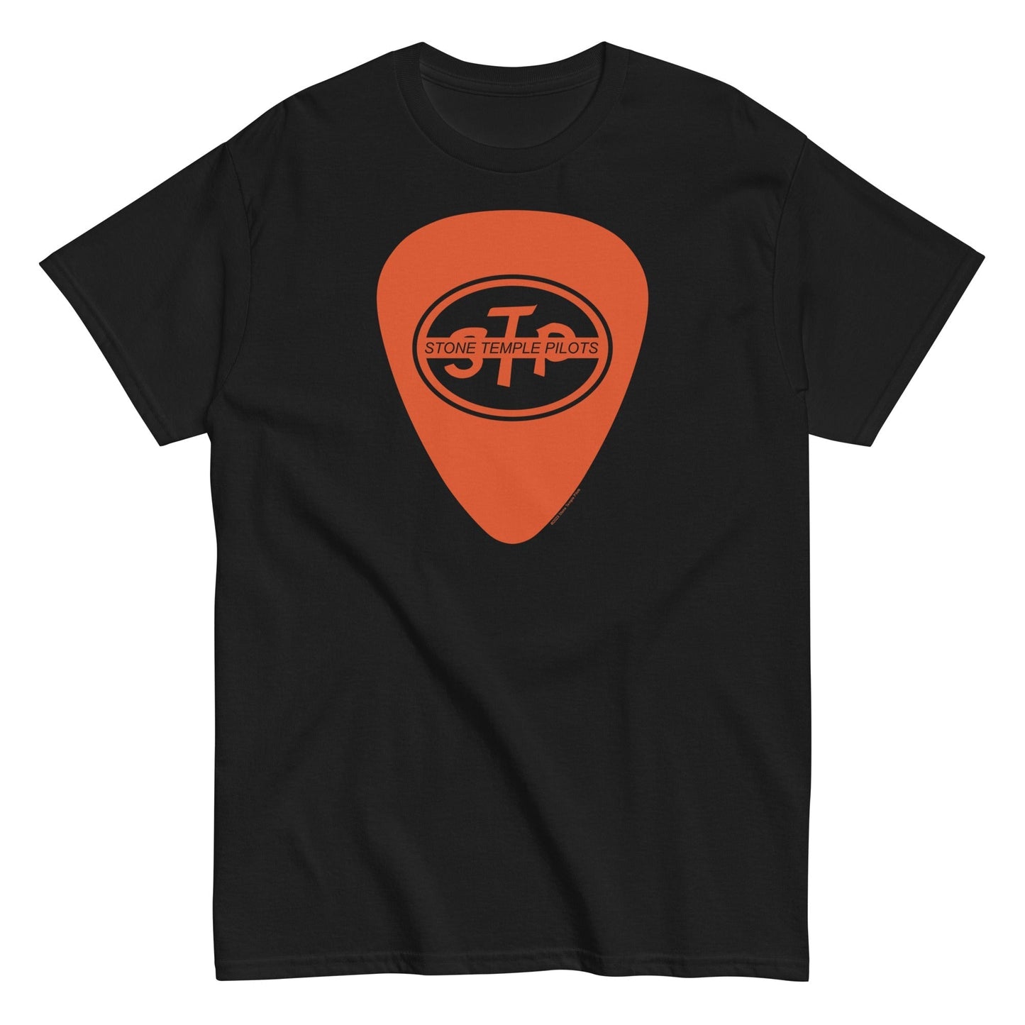 MerchMoment Stone Temple Pilots - Guitar Pic T-Shirt Black