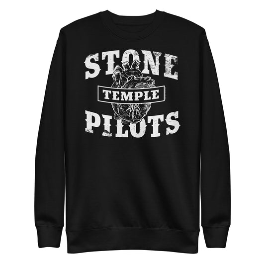 MerchMoment Stone Temple Pilots - Heart Logo Sweatshirt Black