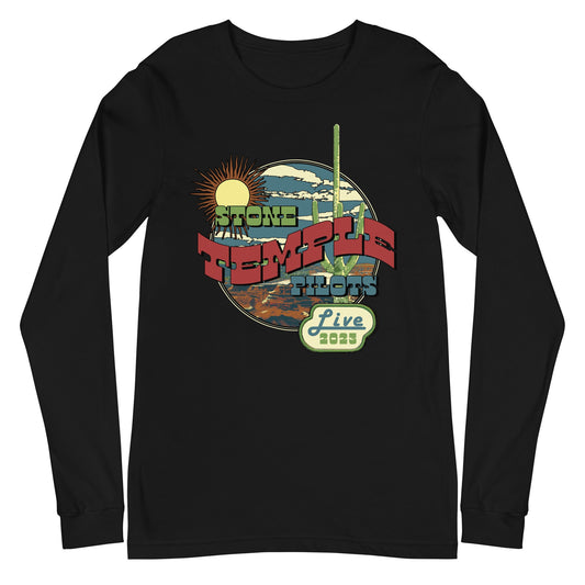 MerchMoment Stone Temple Pilots - Live Long Sleeve T-Shirt Black