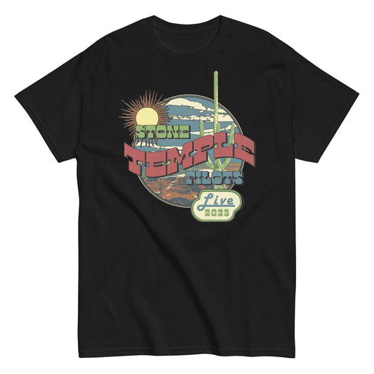 MerchMoment Stone Temple Pilots - Live T-Shirt Black
