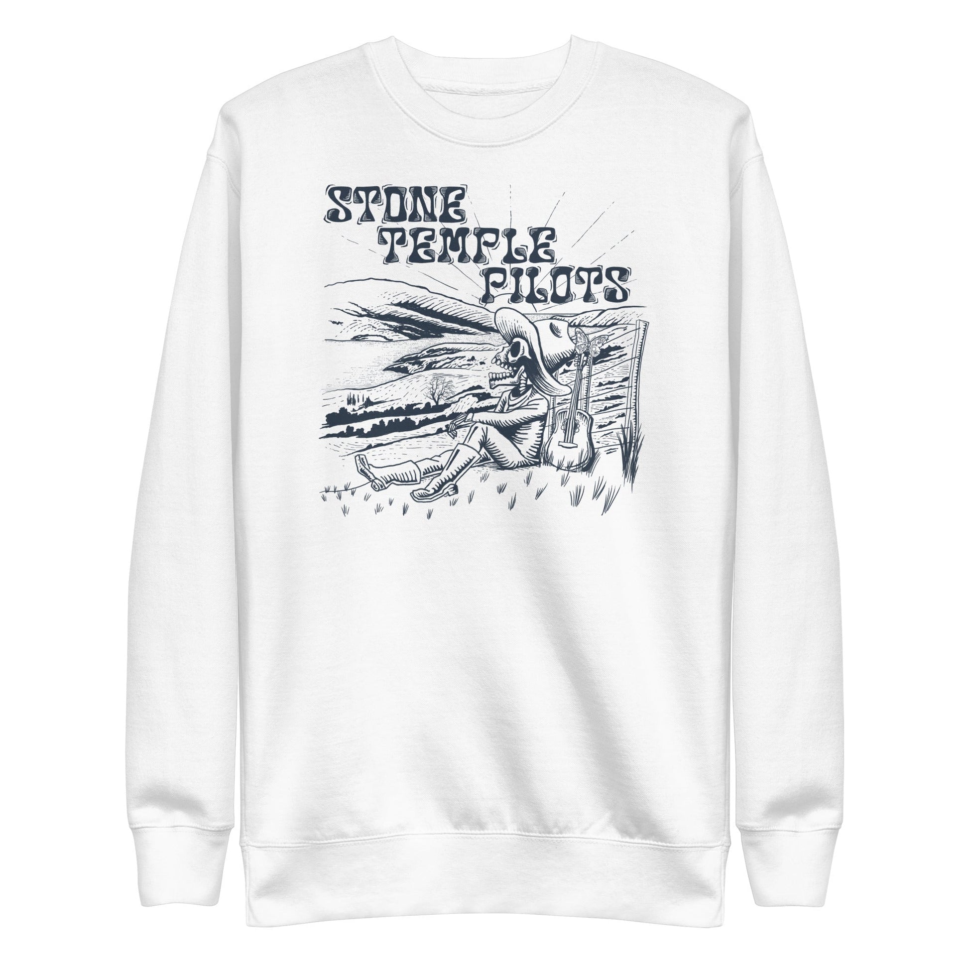 MerchMoment Stone Temple Pilots - Out West Sweatshirt White