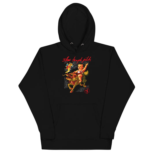 MerchMoment Stone Temple Pilots - Purple Hoodie Black