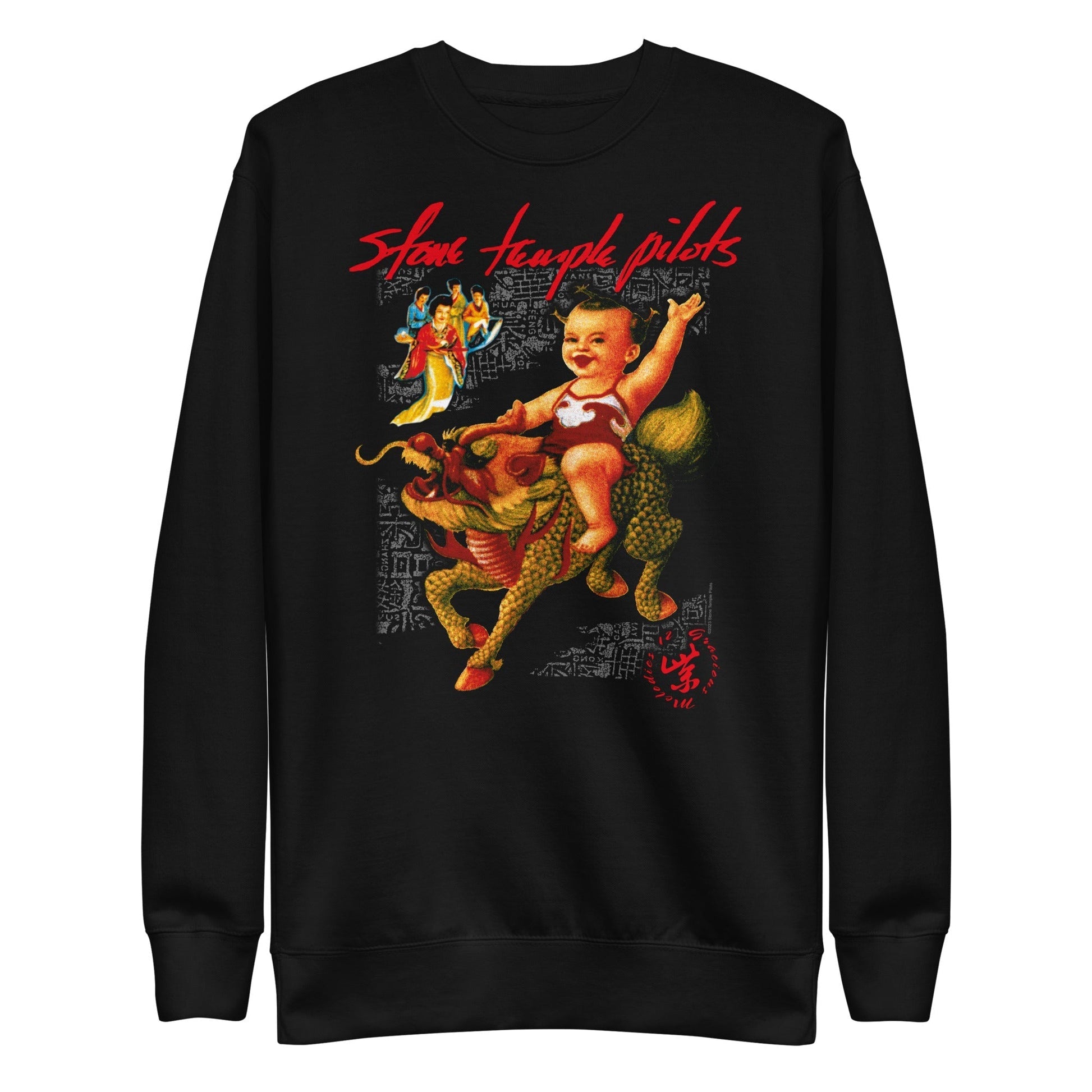 MerchMoment Stone Temple Pilots - Purple Sweatshirt Black