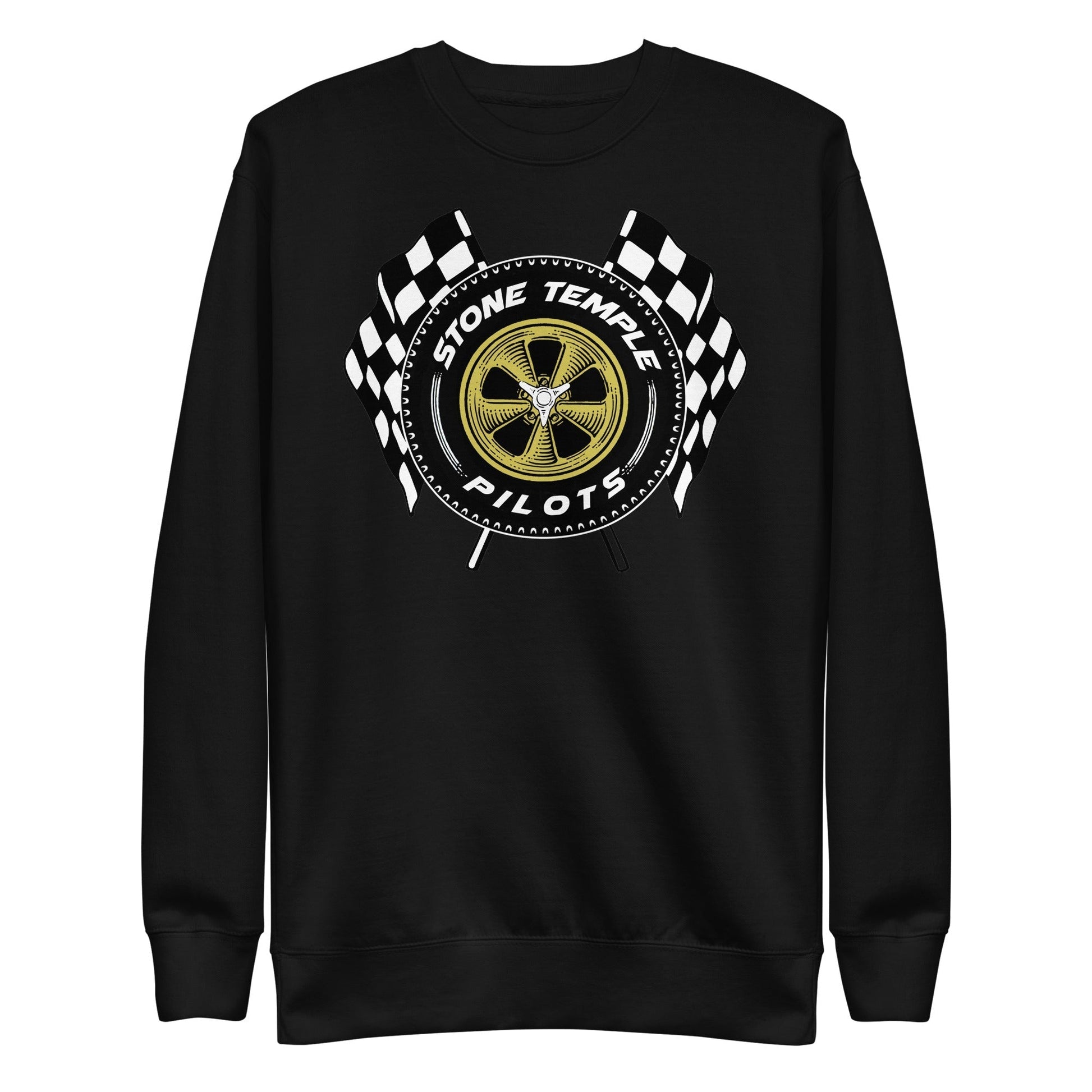 MerchMoment Stone Temple Pilots - Racing Tire Sweatshirt Black