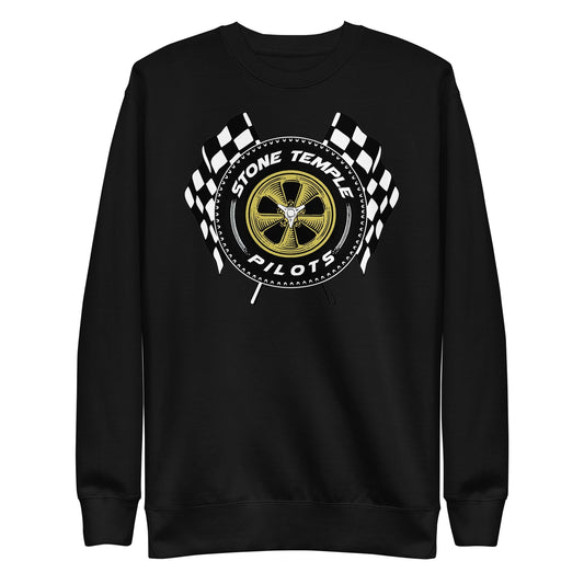 MerchMoment Stone Temple Pilots - Racing Tire Sweatshirt Black