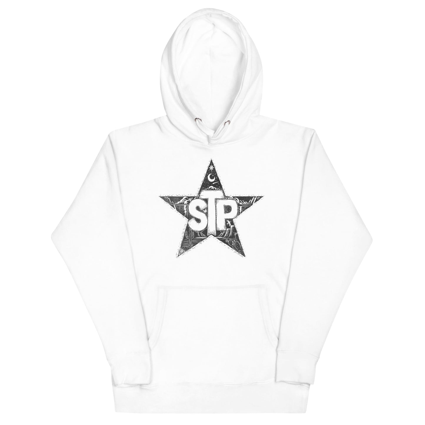 MerchMoment Stone Temple Pilots - Star Hoodie White