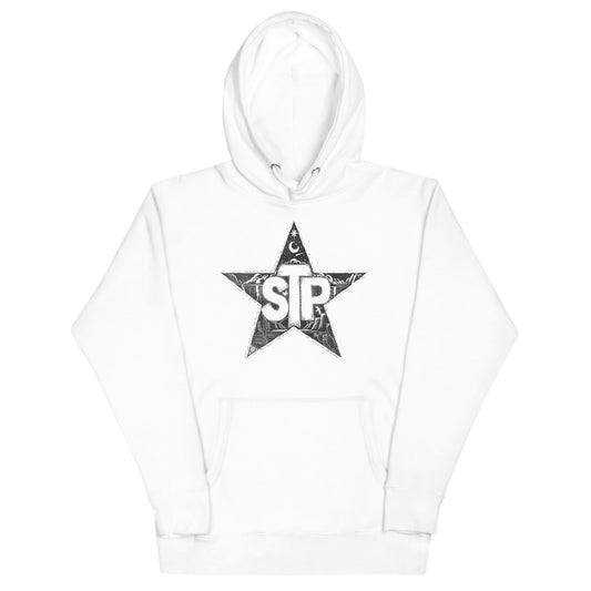 MerchMoment Stone Temple Pilots - Star Hoodie White