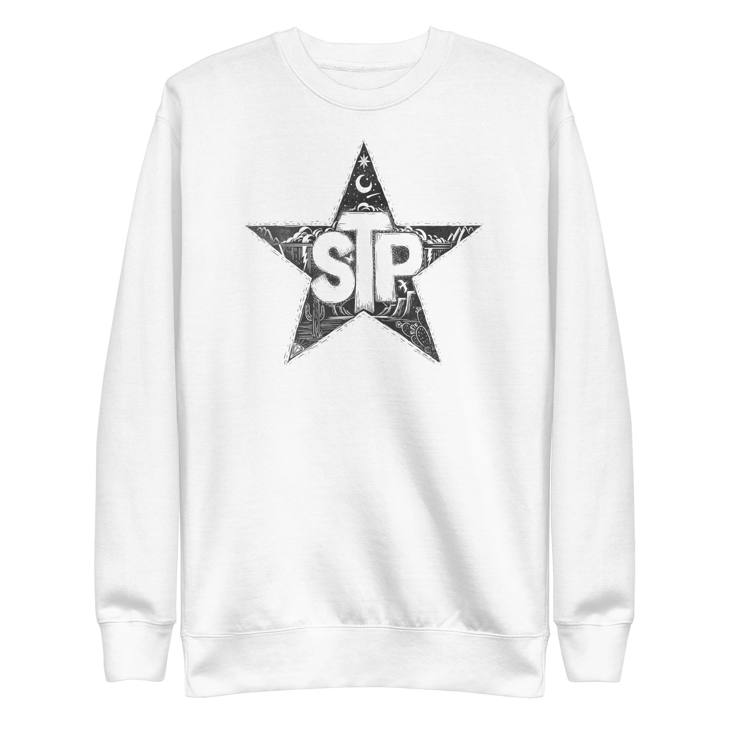 MerchMoment Stone Temple Pilots - Star Sweatshirt White