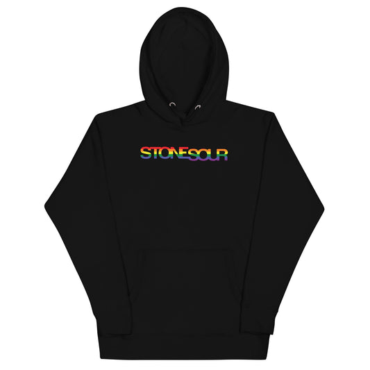 MerchMoment Stone Temple Pilots - StoneSour Rainbow Hoodie Black