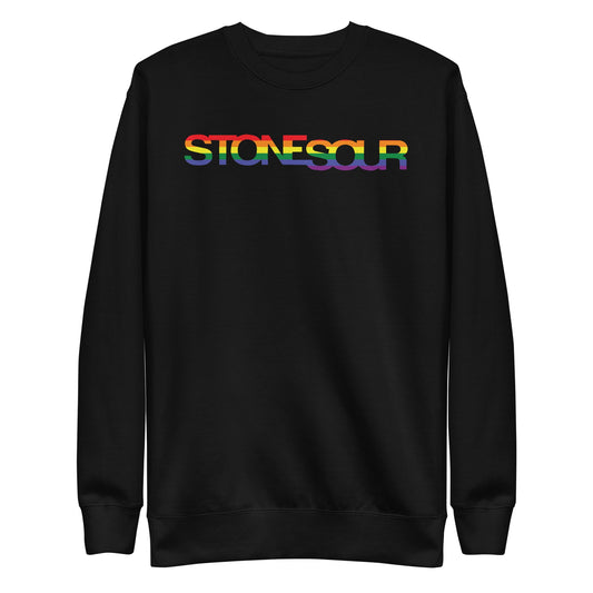 MerchMoment Stone Temple Pilots - StoneSour Rainbow Sweatshirt Black