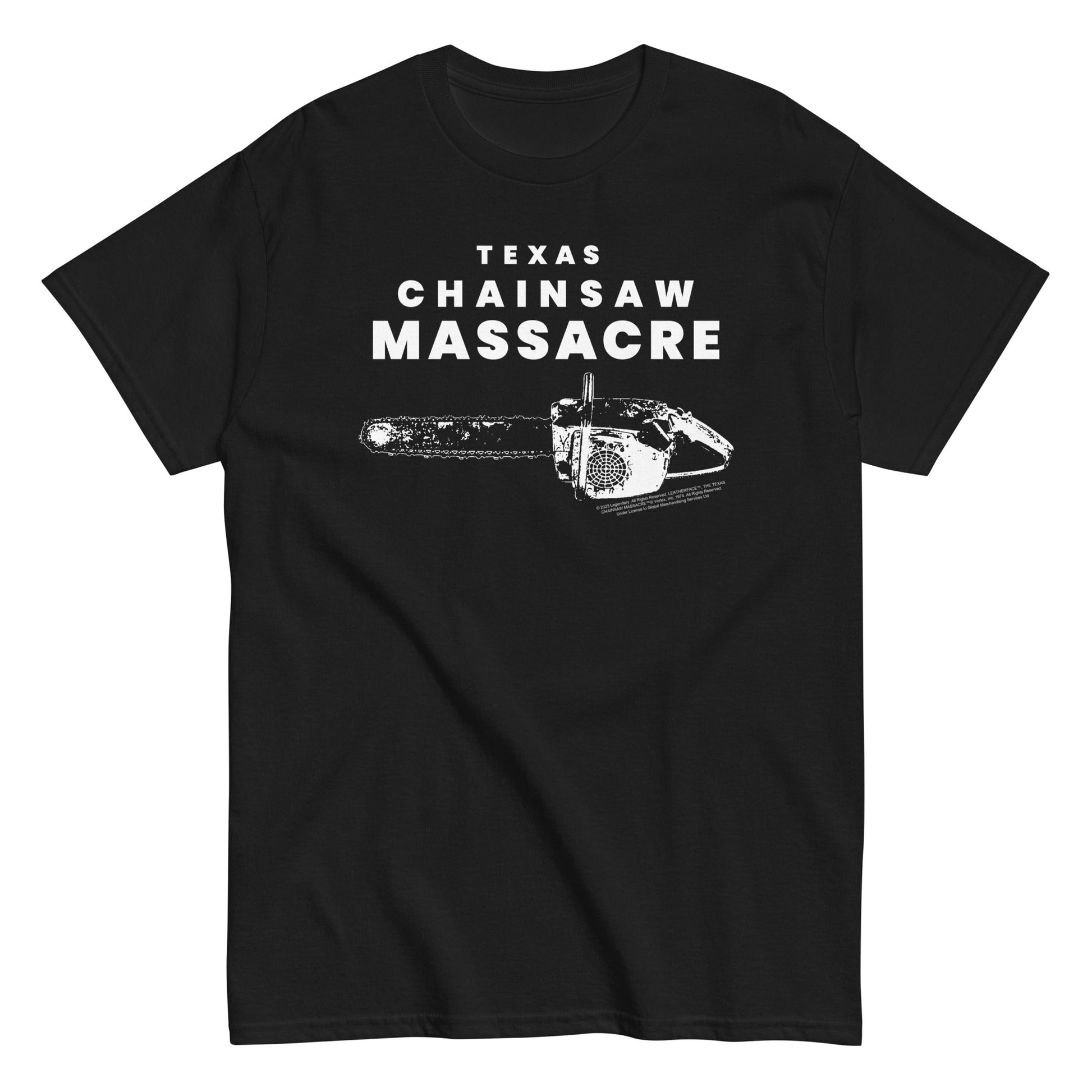 MerchMoment Texas Chainsaw Massacre - Chainsaw T-Shirt Black