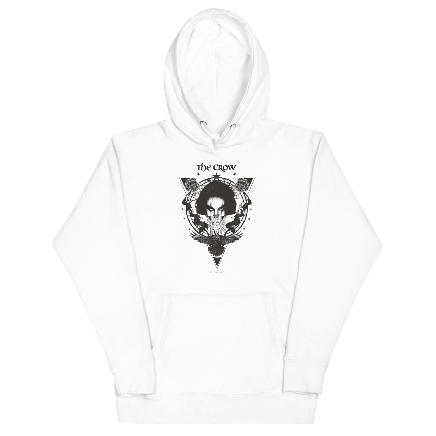 MerchMoment The Crow - Badge Emblem Hoodie White