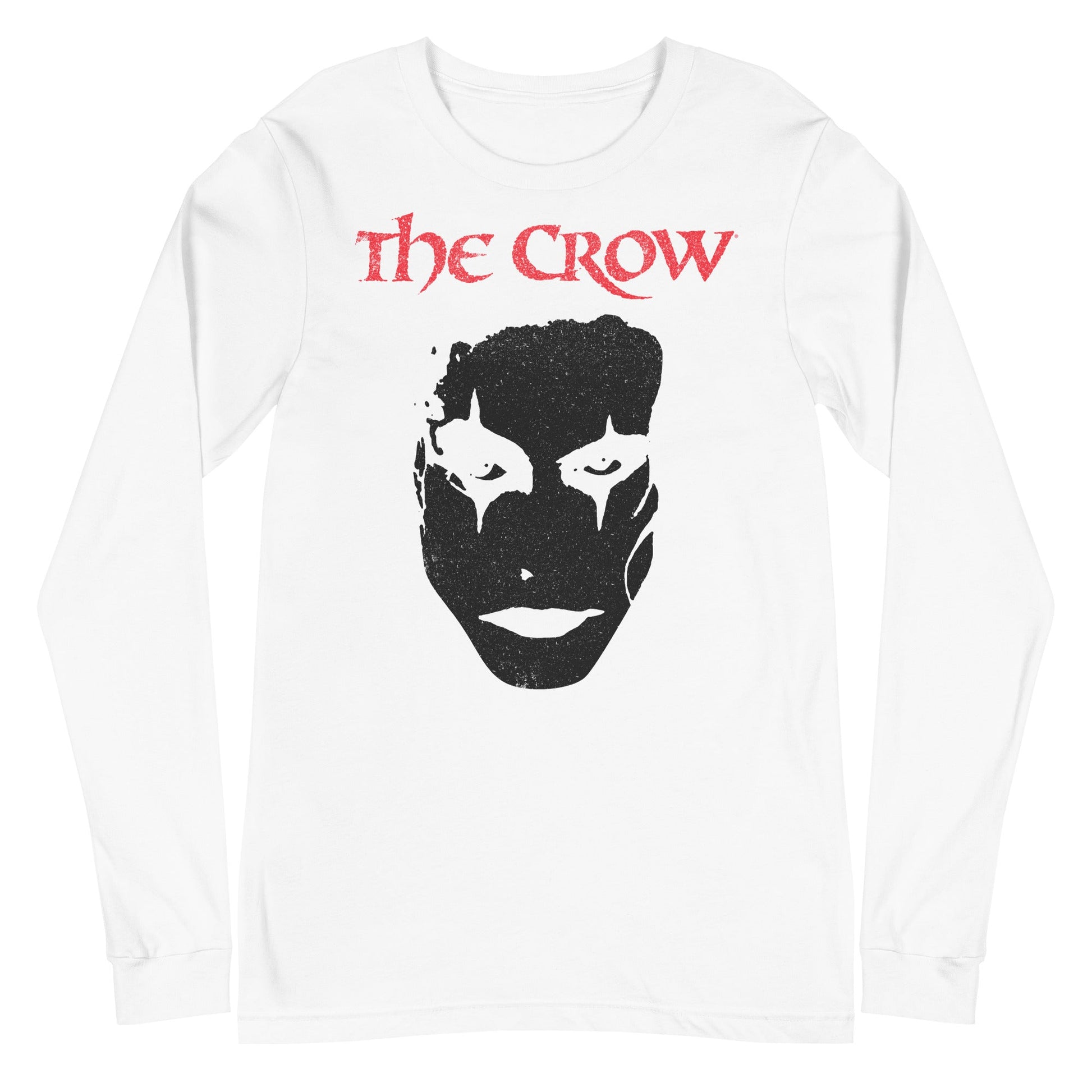 MerchMoment The Crow - Black Crow Long Sleeve T-Shirt White