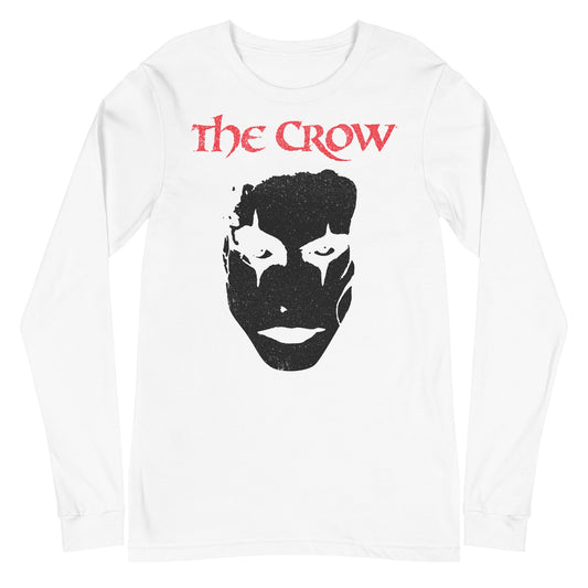 MerchMoment The Crow - Black Crow Long Sleeve T-Shirt White