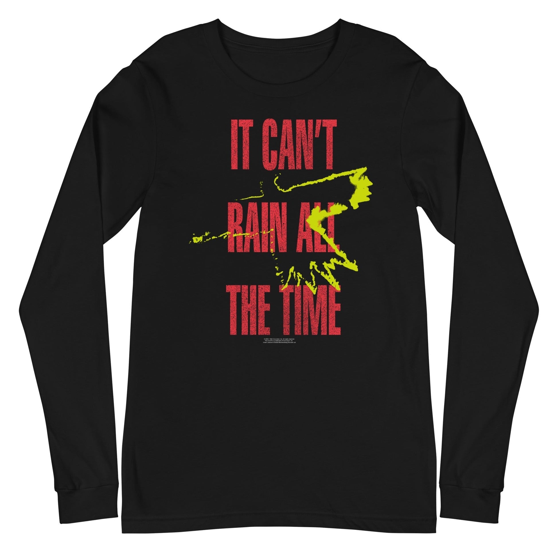 MerchMoment The Crow - Can't Rain Long Sleeve T-Shirt Black