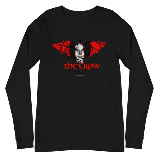 MerchMoment The Crow - Crow Wings Long Sleeve T-Shirt Black