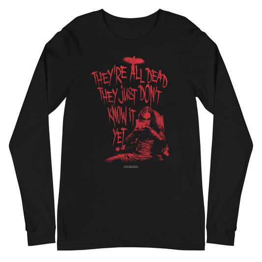 MerchMoment The Crow - Do They Know? Long Sleeve T-Shirt Black