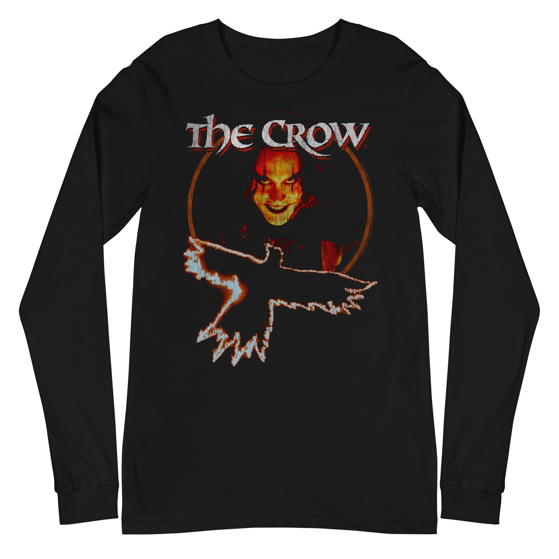 MerchMoment The Crow - Flying Long Sleeve T-Shirt Black