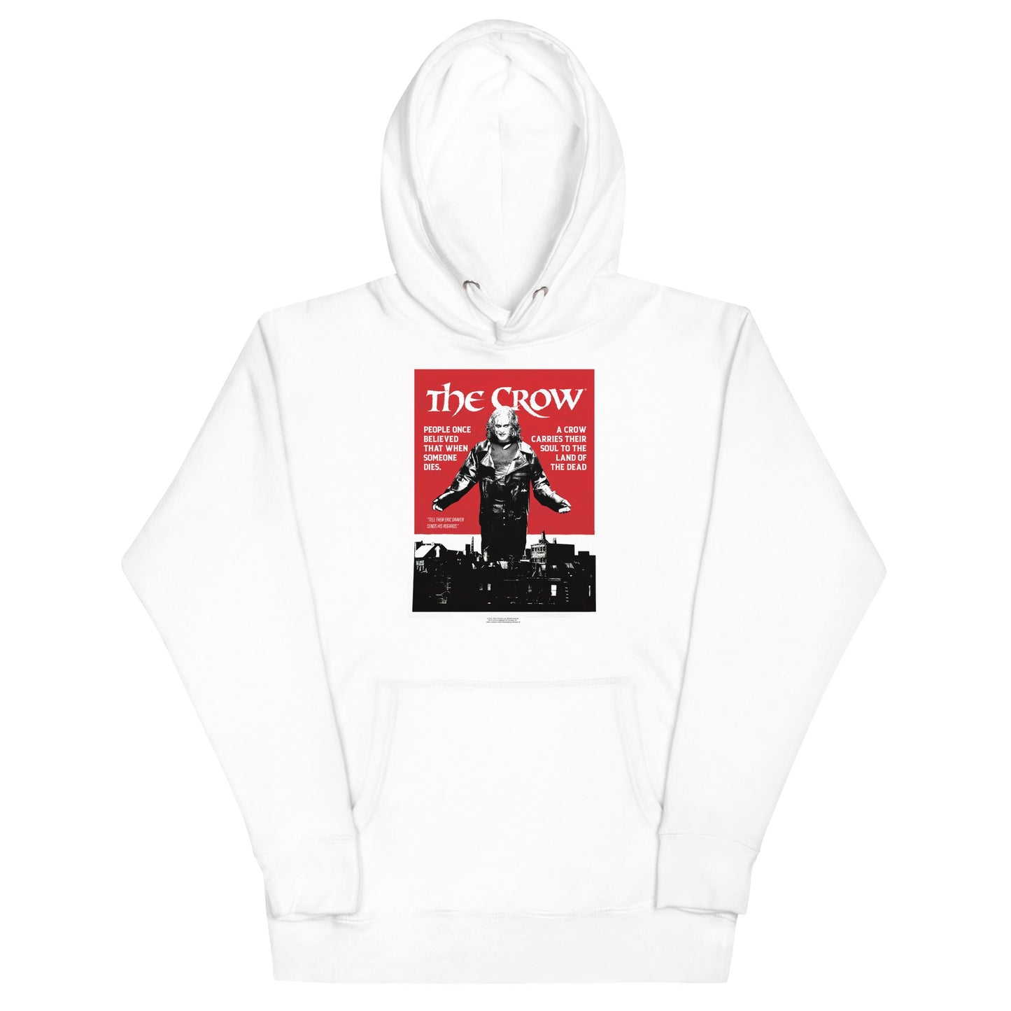 MerchMoment The Crow - Movie Poster Hoodie White