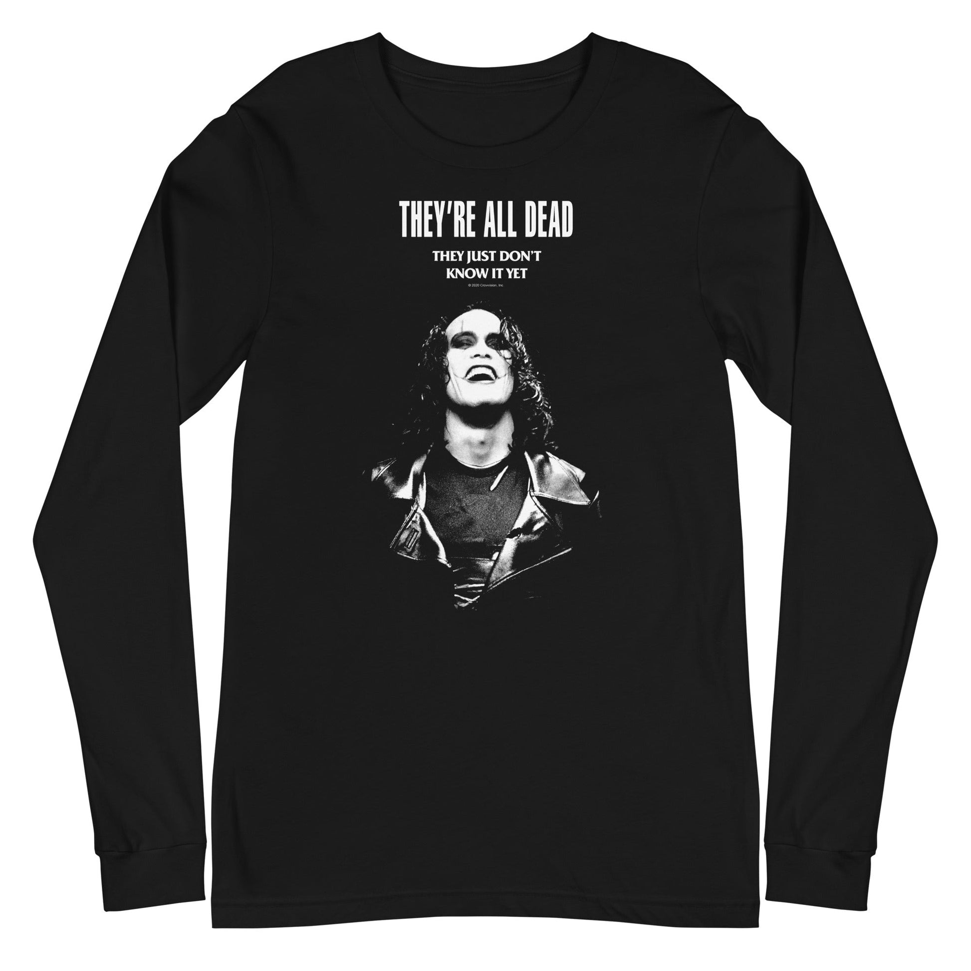 MerchMoment The Crow - Profile Long Sleeve T-Shirt Black
