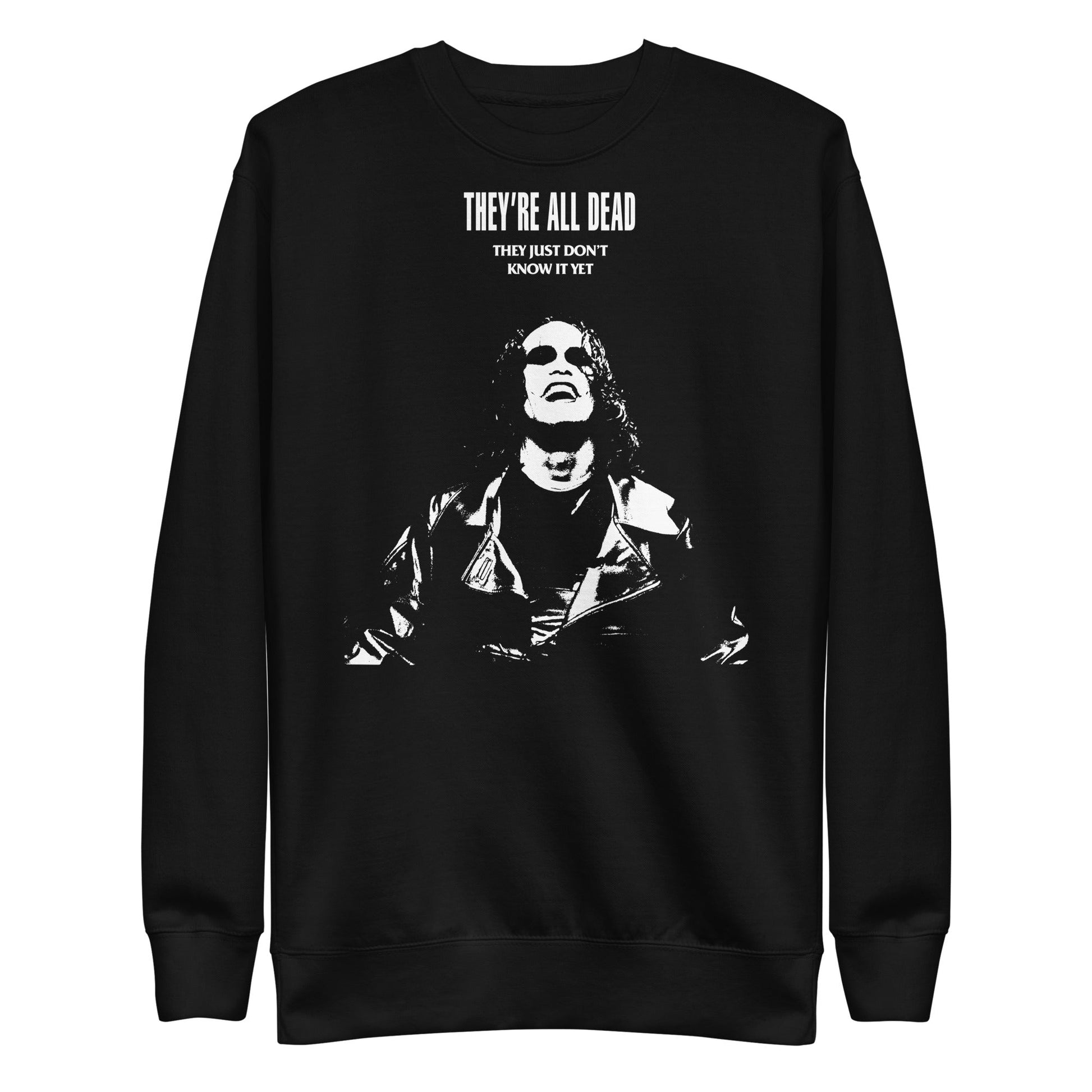 MerchMoment The Crow - They're All Dead Sweatshirt Black
