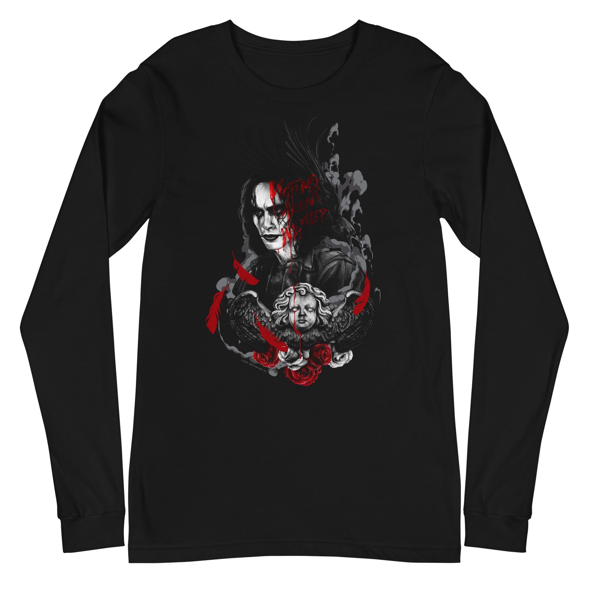 MerchMoment The Crow - Victims Aren't We All? Long Sleeve T-Shirt Black
