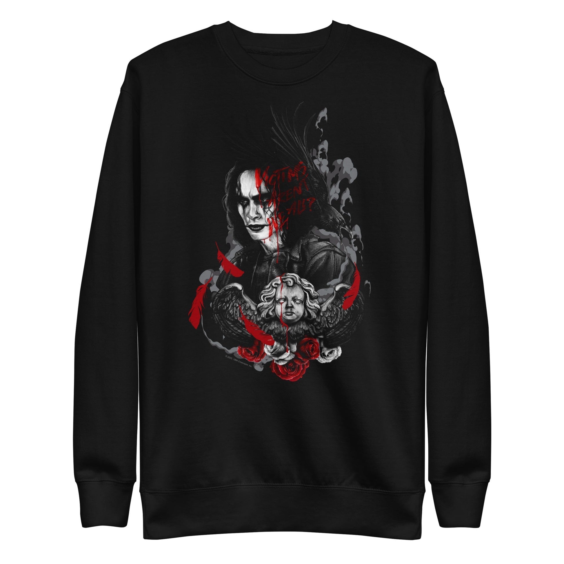 MerchMoment The Crow - Victims Aren't We All? Sweatshirt Black