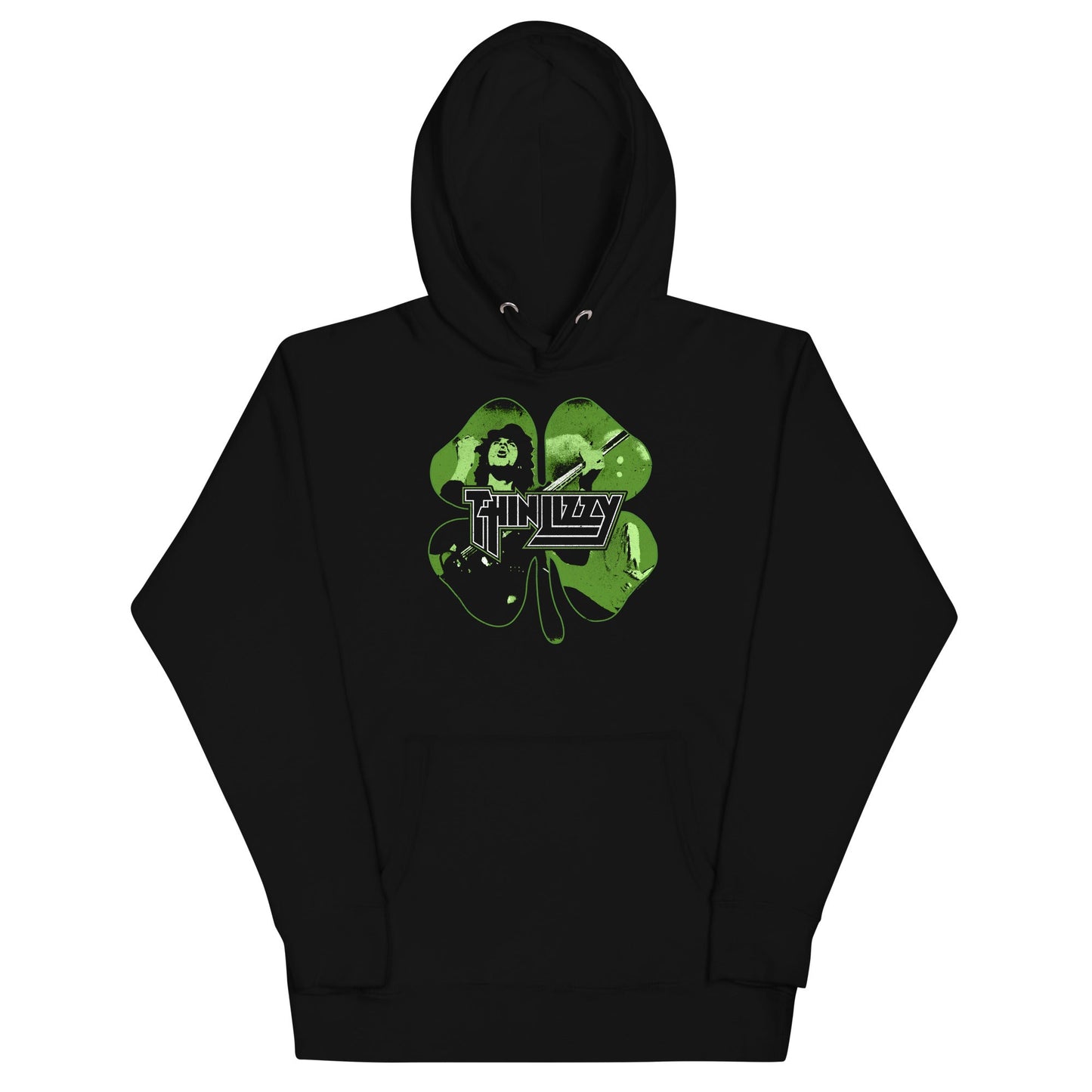 MerchMoment Thin Lizzy - 4 Leaf Icons Hoodie Black