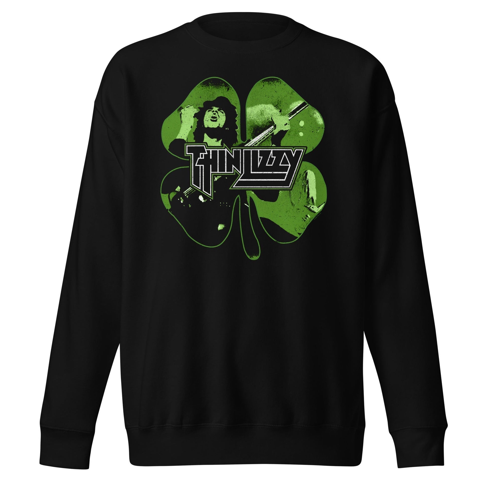 MerchMoment Thin Lizzy - 4 Leaf Icons Sweatshirt Black