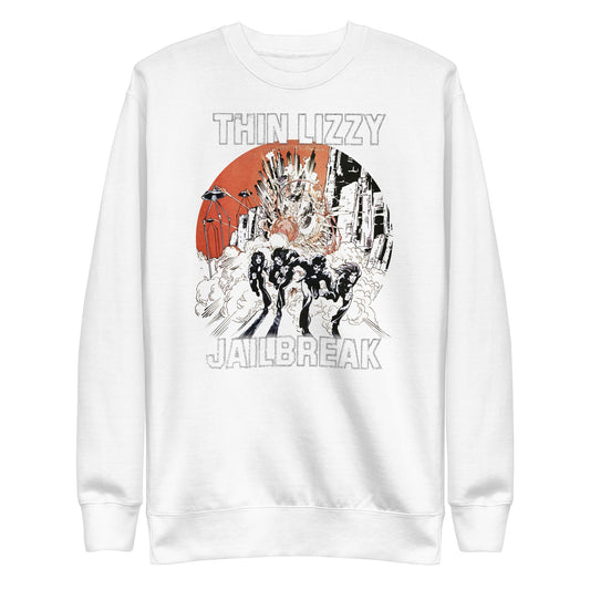 MerchMoment Thin Lizzy - Arctic Jail Sweatshirt White