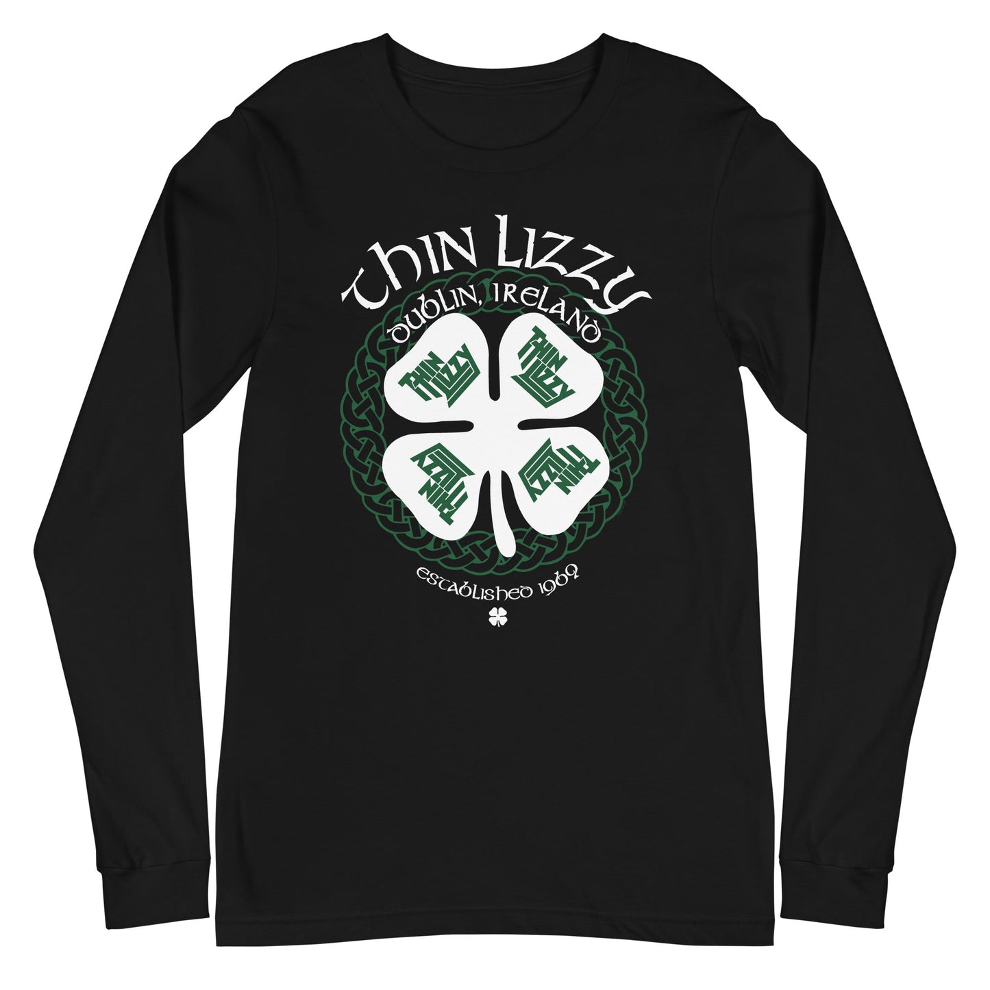MerchMoment Thin Lizzy - Dublin Long Sleeve T-Shirt Black