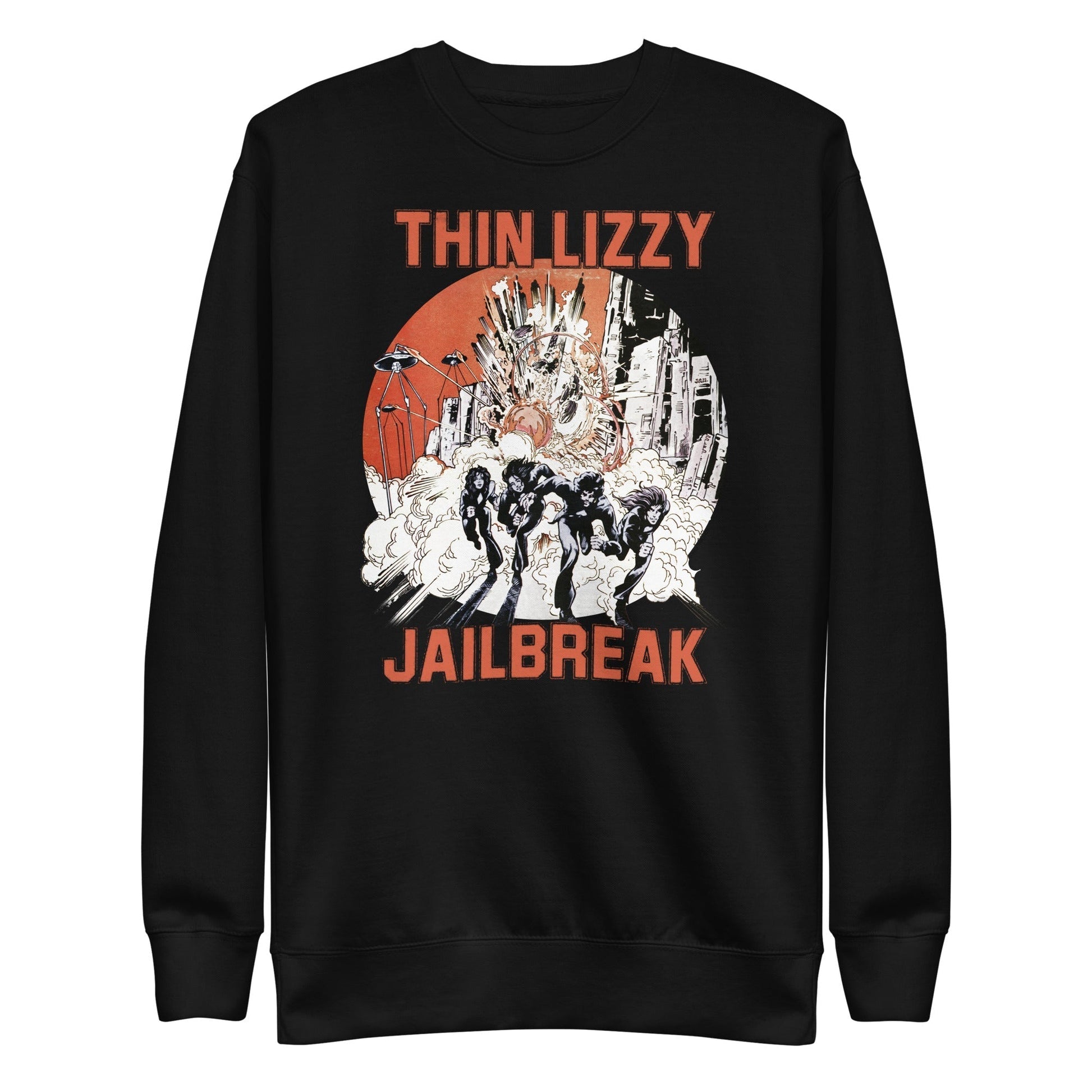 MerchMoment Thin Lizzy - Jailbreak Sweatshirt Black