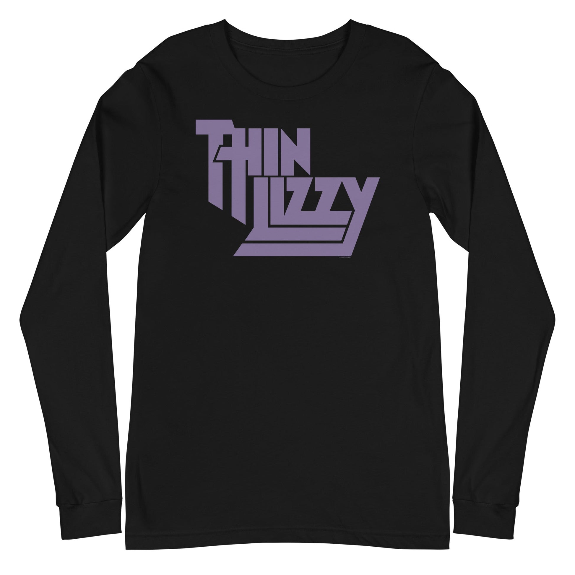 MerchMoment Thin Lizzy - Pastel Logo Long Sleeve T-Shirt Black