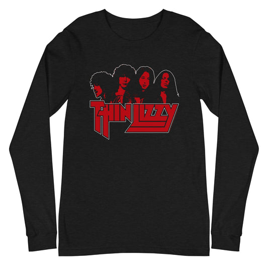 MerchMoment Thin Lizzy - Profile Long Sleeve T-Shirt Black