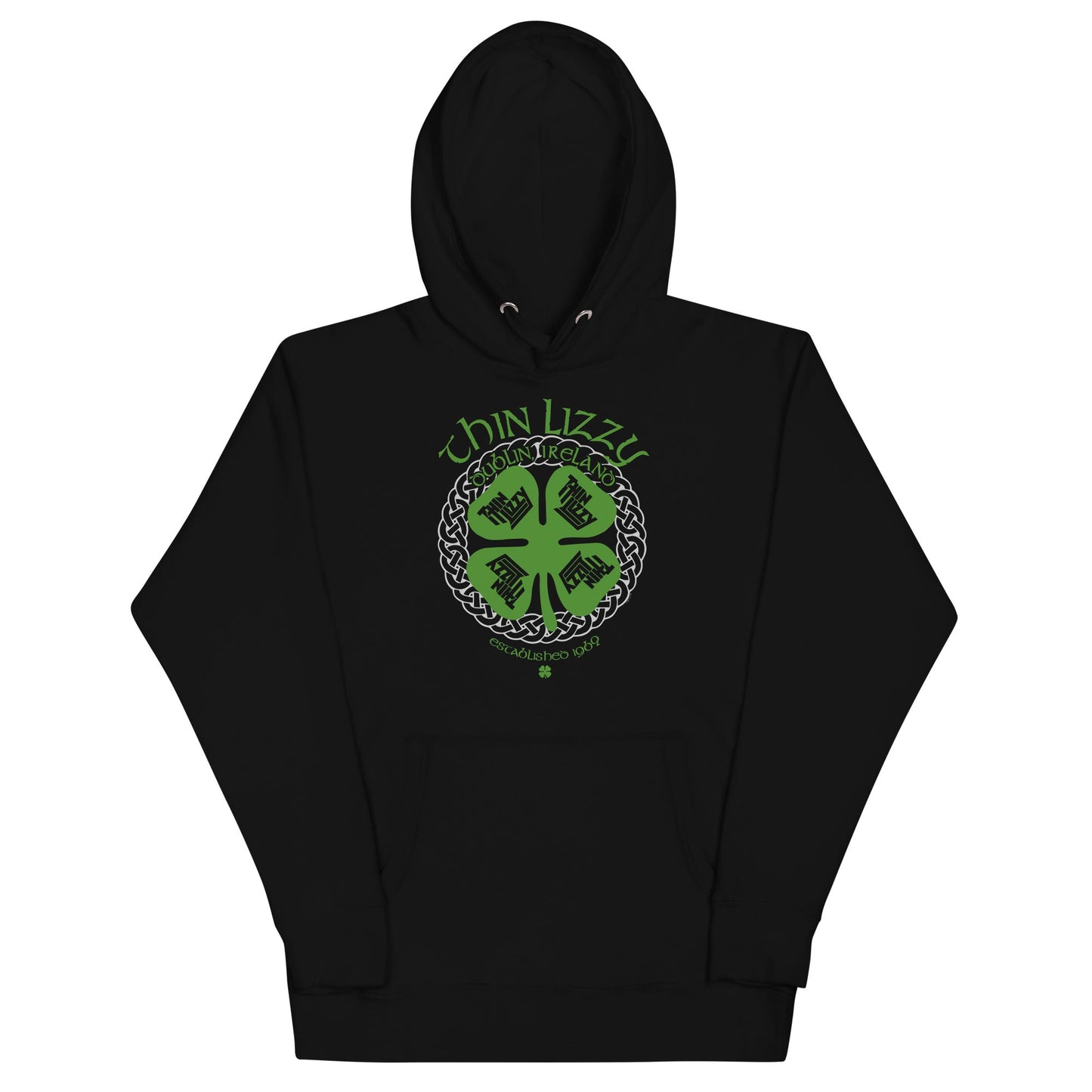 MerchMoment Thin Lizzy - Shamrock Hoodie Black