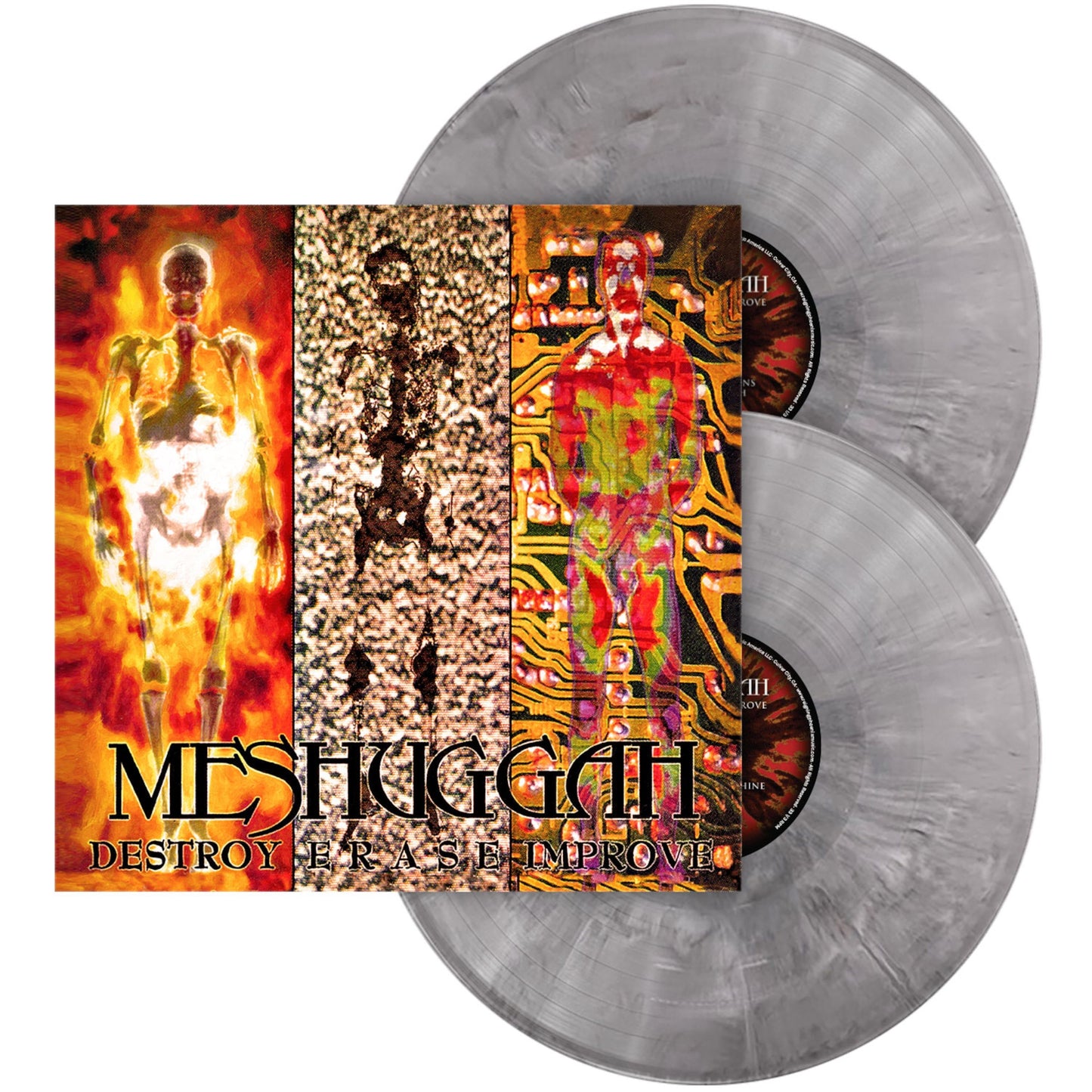 Meshuggah Destroy Erase Improve: 30Th Anniversary Edition (2026 Remastered) [Gray, Black White Marble Vinyl]