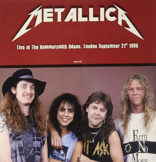 Metallica Live At The Hammersmith Odeon London September 21th 1986 (Red Vinyl)