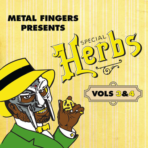Mf Doom Metal Fingers Presents: Special Herbs Vol. 3 & 4 (Limited Edition, Yellow Colored Vinyl) (2 Lp's)