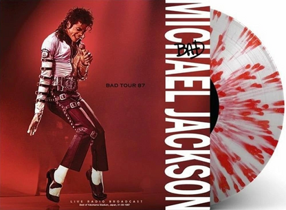 Michael Jackson Bad Tour 87 (Limited Edition, White & Red Splatter Colored Vinyl) [Import]