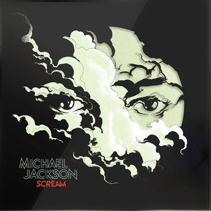 Michael Jackson SCREAM (Glow in the dark and Translucent Blue w/ Luminous Splatter)