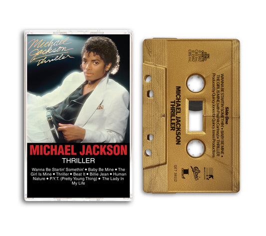 Michael Jackson Thriller (Gold Metallic Colored Cassette)