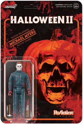 Michael Myers Super7 - Halloween 2 ReAction Wave 1 - Michael Myers (Blood Splatter WHOLESALE EXCLUSIVE) (Collectible, Figure)