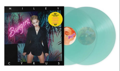 Miley Cyrus Bangerz (Limited Edition, Sea Glass Colored Vinyl, Gatefold LP Jacket, Poster, 10th Anniversary Edition) [Import] (2 Lp's)