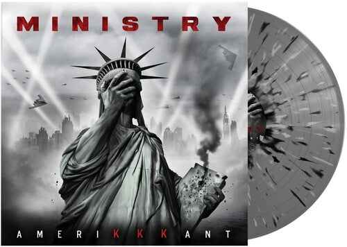 MINISTRY Amerikkkant (Colored Vinyl, Gray, Black & White Splatter, Gatefold LP Jacket)