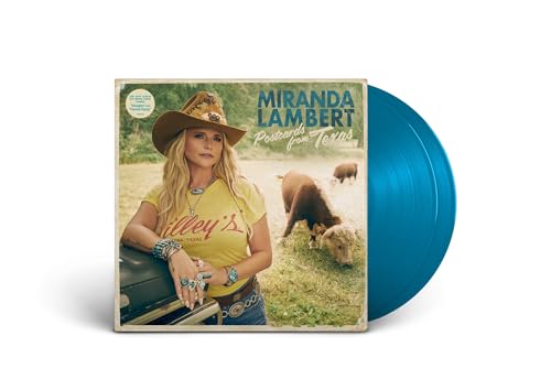 Miranda Lambert Postcards from Texas [Sea Blue 2 LP]