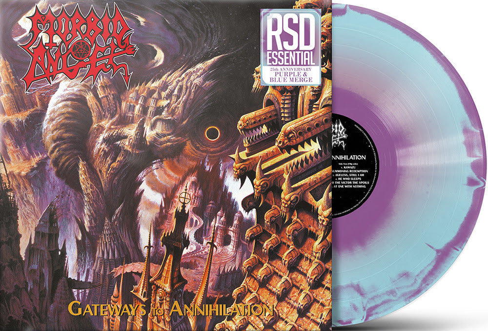 Morbid Angel Gateways To Annihilation (Indie Exclusive) (Purple Blue Merge Vinyl)