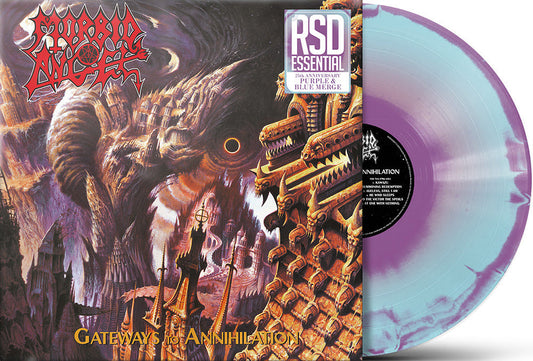 Morbid Angel Gateways To Annihilation (Indie Exclusive) (Purple Blue Merge Vinyl)