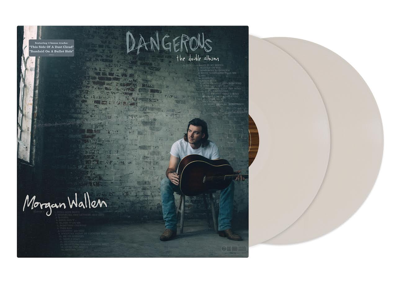 Morgan Wallen Dangerous: The Double Album (Bonus Tracks, Clouded Colored Vinyl) (3 Lp's)