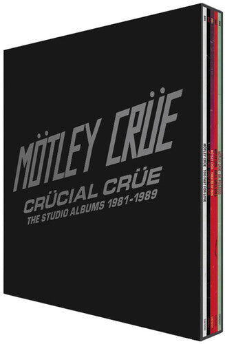 Motley Crue Crucial Crue: The Studio Albums 1981-1989 (Limited Edition, Boxed Set, Colored Vinyl) (5 Lp's)