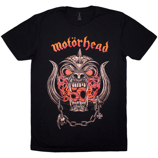 Motörhead 50 Years Warpig Red Gradient Black